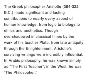 Poetics by Aristotle–An Ideal Tragic Hero...
