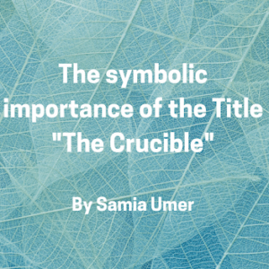 The symbolic importance of the Title...