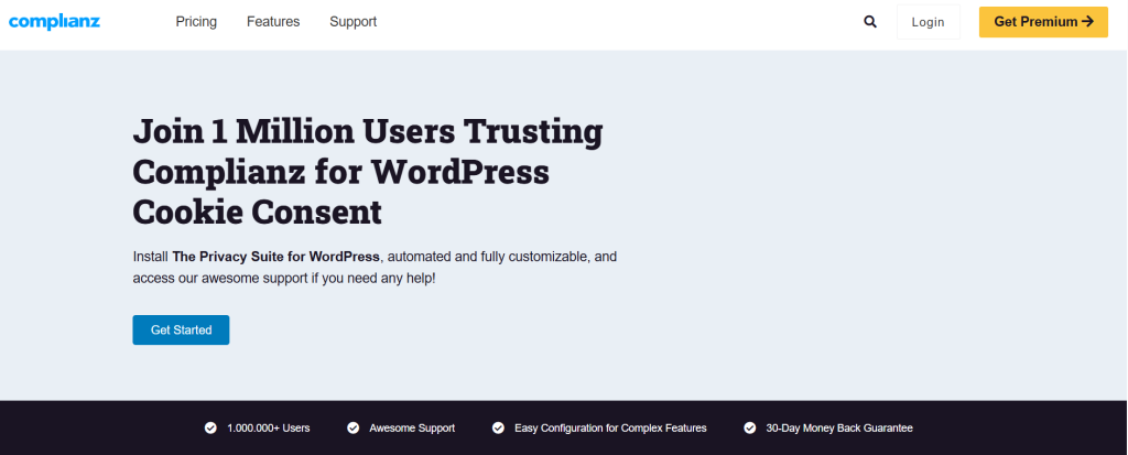 Complianz WordPress cookie consent