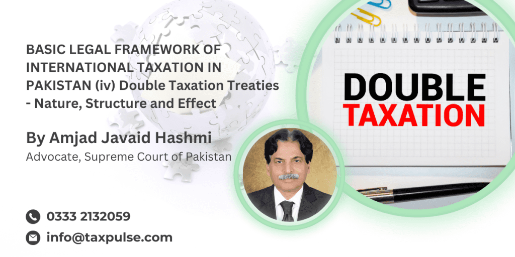 Double Taxation Treaties – Nature, Structure...