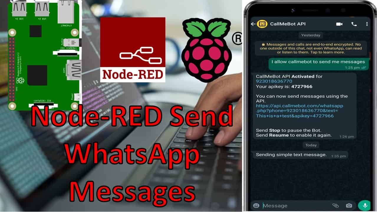 Node-RED Send Messages to WhatsApp Number