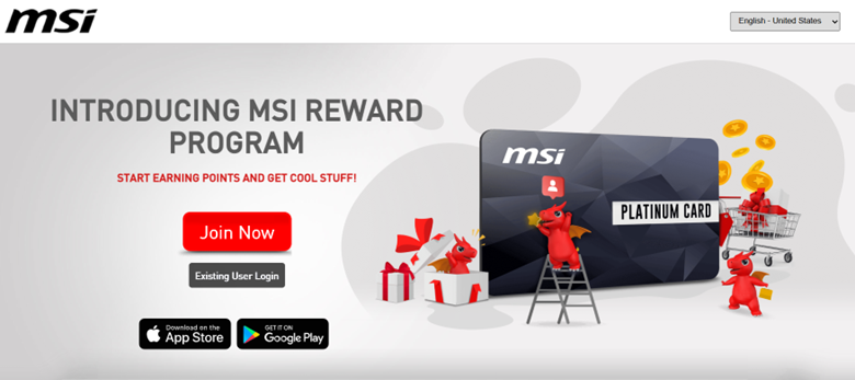 MSI Rewards  - A Fun Point-Based Tiered Loyalty Programs