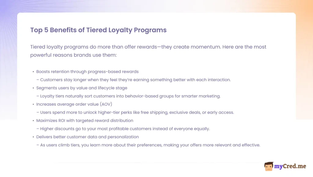 Benefits Of Tiered Loyalty Programs