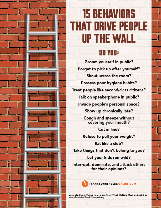 15 Behaviors that Drive People Up...